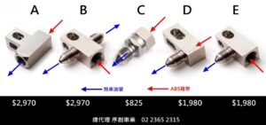 重機改裝品｜GOODRIDGE Build a Line 煞車油管｜序創車業